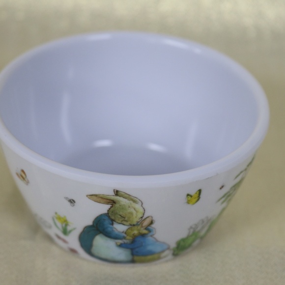 BEATRIX POTTER PETER BUNNY RABBIT EASTER SPRING MELAMINE APPETIZER BOWLS-NEW-S/4 - Picture 3 of 8